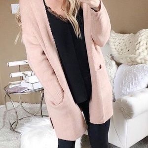 Wilfred pink cardigan
